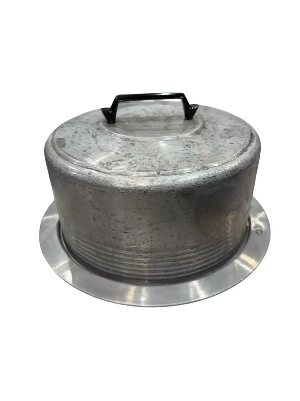 Vintage Regal Ware Aluminum Cake‎ Carrier with Lid & Locking Base USA
